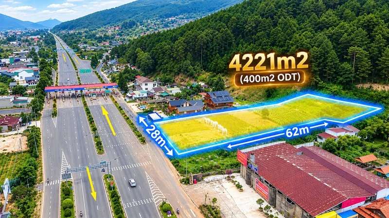 Bán 4.221m² đất nghỉ dưỡng Hiệp An Đà Lạt 49,9 tỷ