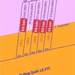 Bán đất mặt tiền QL27C Khánh Hòa 279m2 giá 1 tỷ 245 triệu - Ảnh thu nhỏ 1