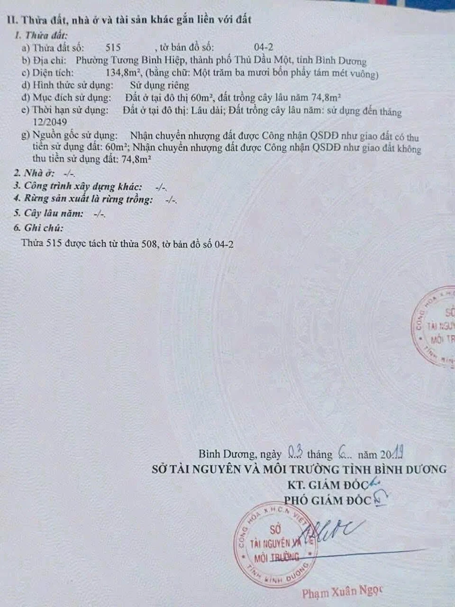 Bán lô góc đất 134.8 m2 Phường Hiệp Bình, Thủ Đức - Ảnh thu nhỏ 2