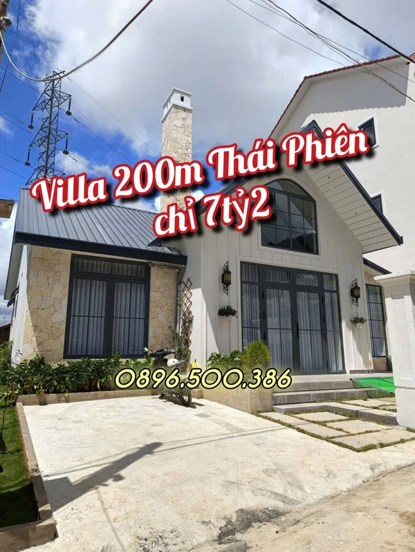 Bán villa 207m² sân vườn Đà Lạt 7,2 tỷ