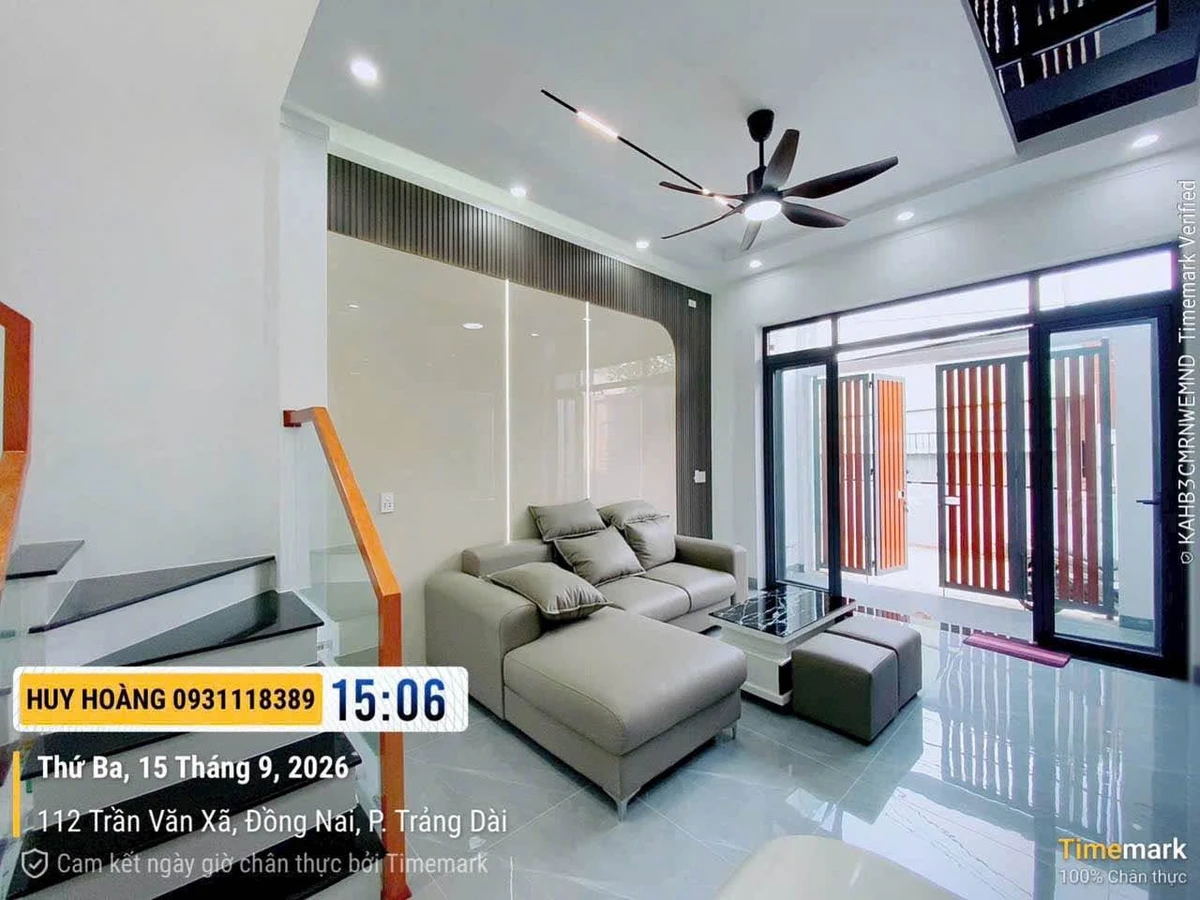 Bán nhà lầu 3PN 135m² gần chợ Trảng Dài, Bình Tân - Ảnh thu nhỏ 5