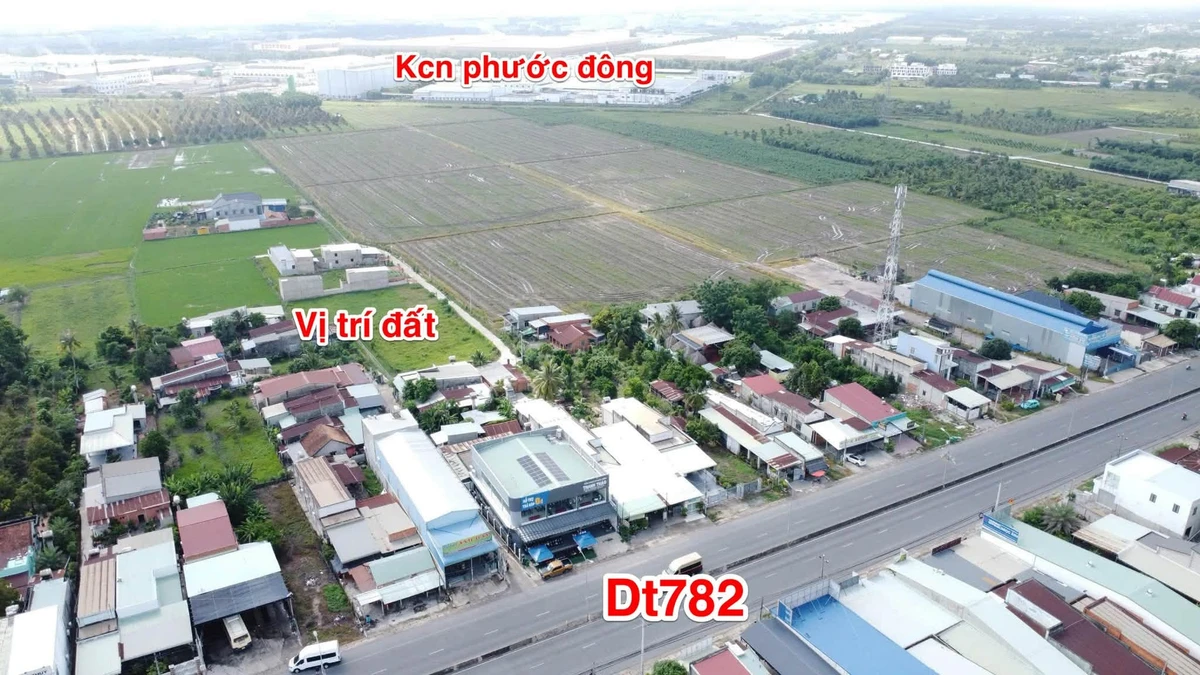 Bán đất mặt tiền 5x30 (150m²) gần KCN Phước Đông, Tây Ninh - Ảnh 1