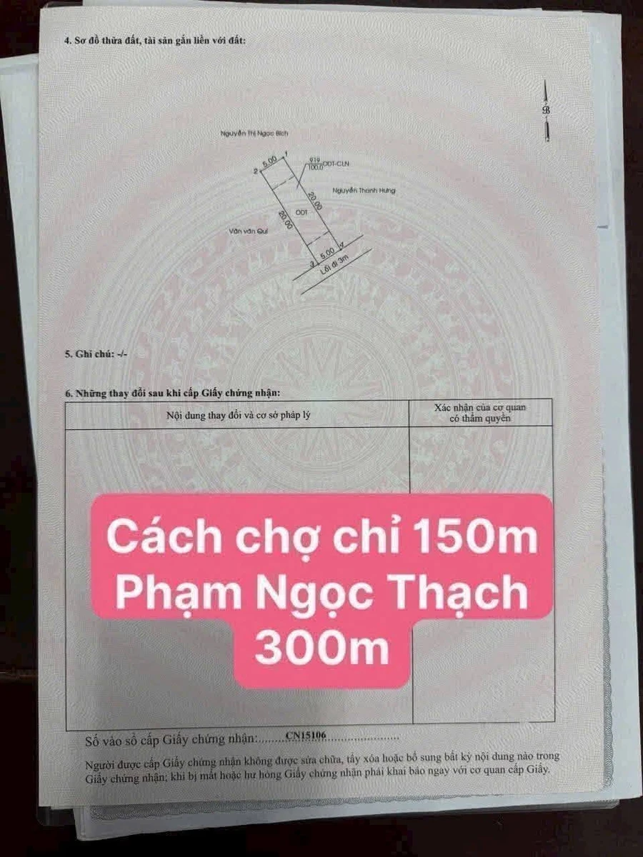 Bán đất Hiệp Thành 1, Thủ Dầu Một, 100m² – 2 tỷ 690 triệu - Ảnh 1