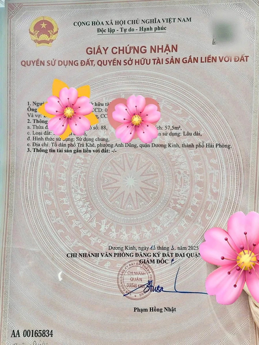 Bán lô đất 57,5m² mặt tiền 5m Hải Phòng 1,5 tỷ - Ảnh 1