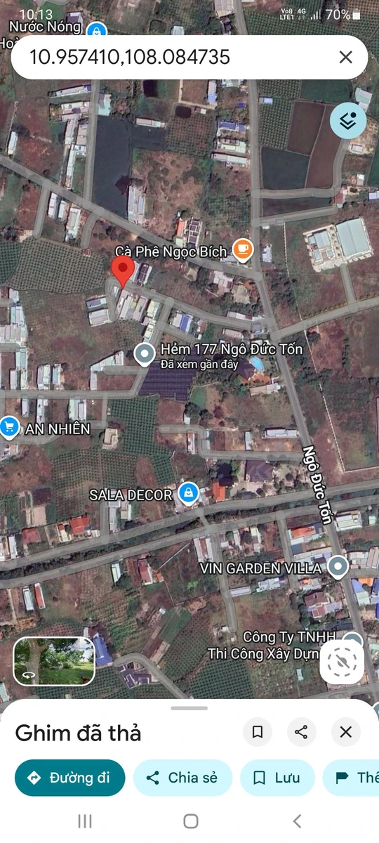 Bán nền đất 109m² Ngô Đức Tốn, Phan Thiết, 800 triệu - Ảnh 1