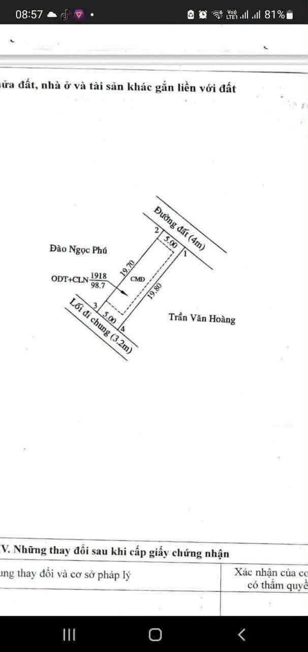 Bán nhà Phú Mỹ 60m² 3PN 2WC, 2 mặt tiền, Bình Dương - Ảnh 1
