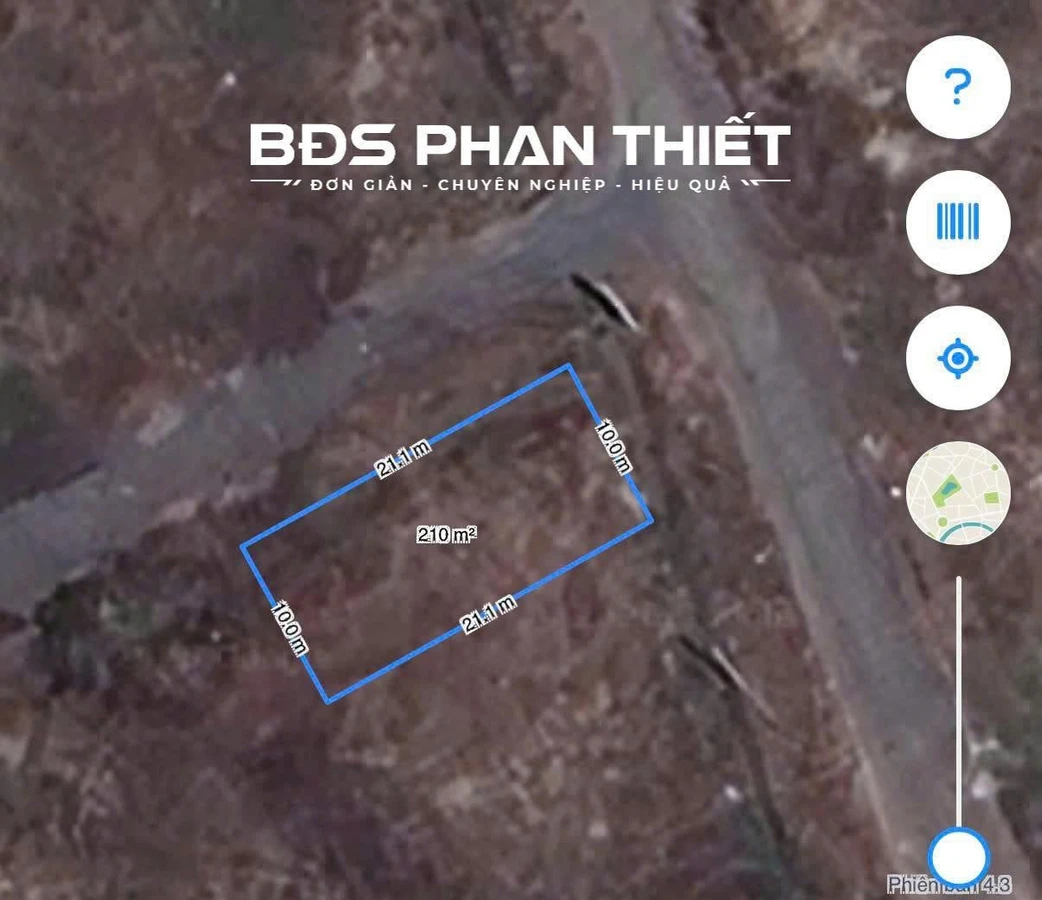 Bán đất thổ cư 210m² 2 mặt tiền tại Mương Mán, Phan Thiết - Ảnh 1