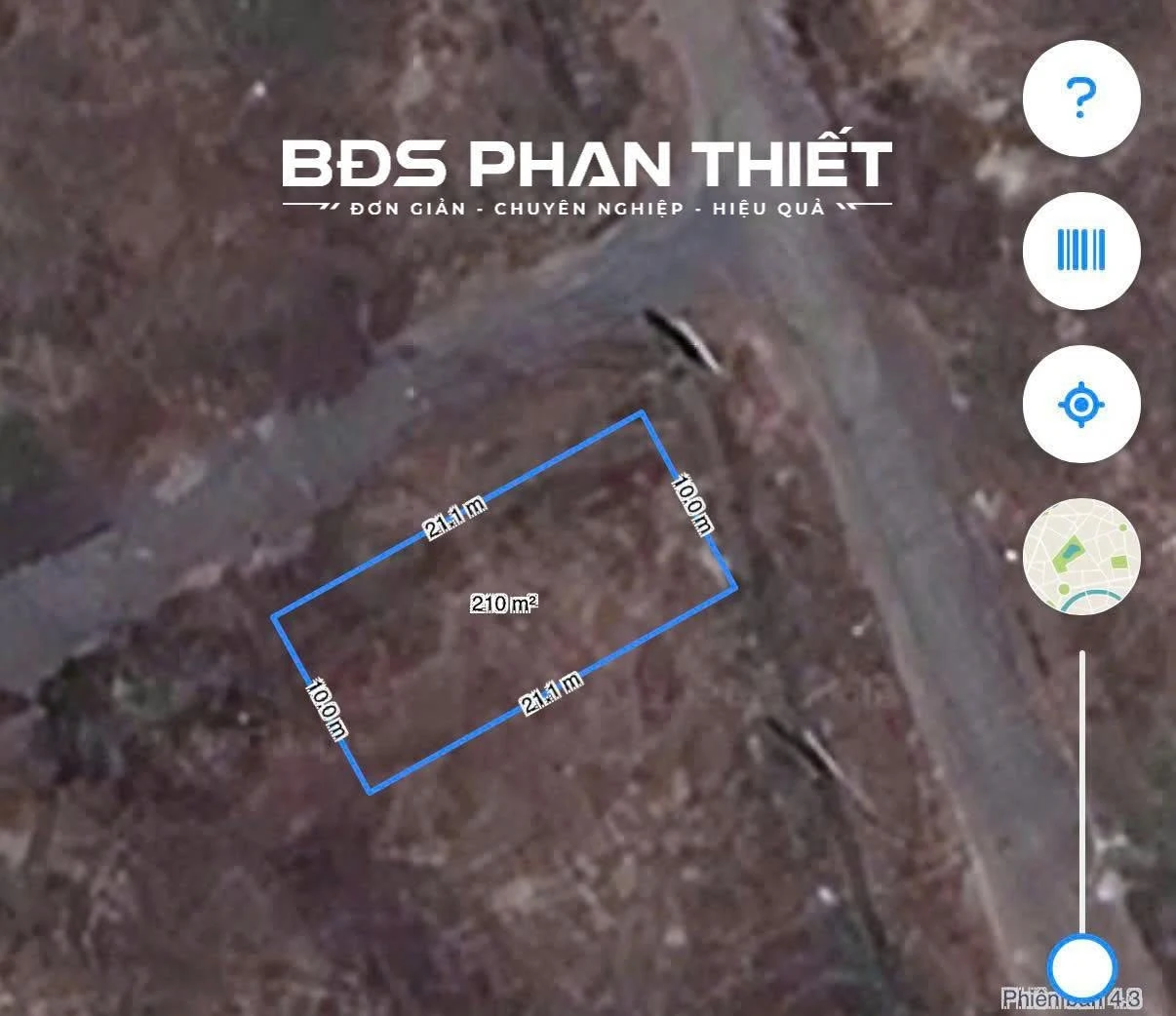 Bán đất thổ cư 210m² 2 mặt tiền tại Mương Mán, Phan Thiết - Ảnh 1