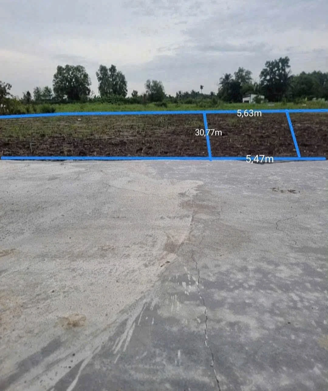 Bán lô đất Tân Trụ 5,47x31m 520 triệu - Ảnh 1
