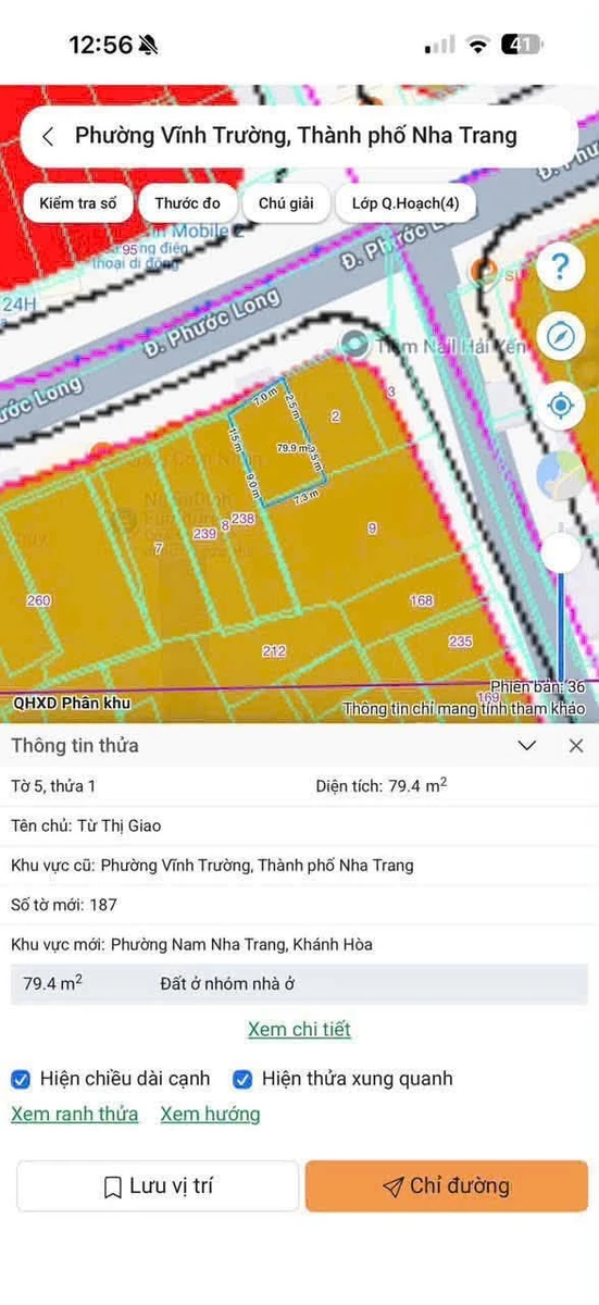 Bán đất tặng nhà Phước Long Nha Trang 79.4m² 6.9 tỷ - Ảnh thu nhỏ 4