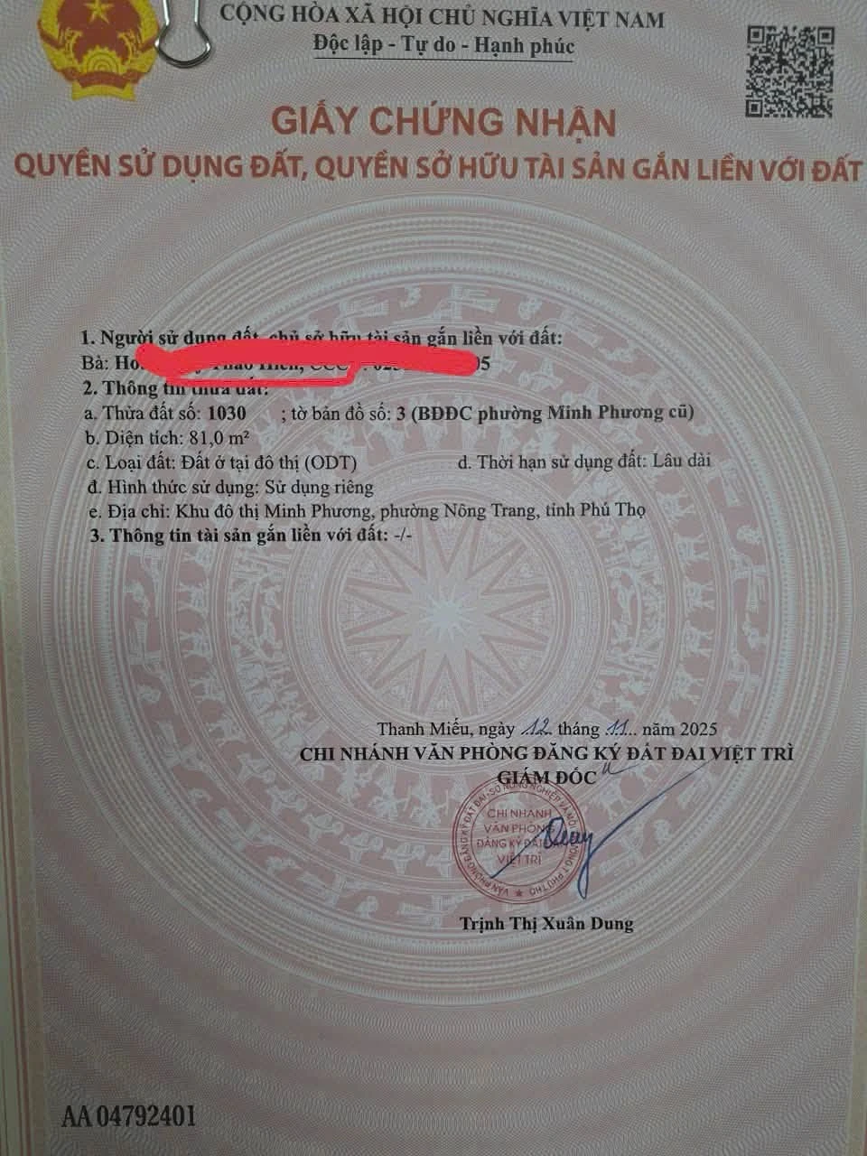 Bán đất mặt tiền Cao Sơn 81m², 3,5 tỷ - Ảnh 1