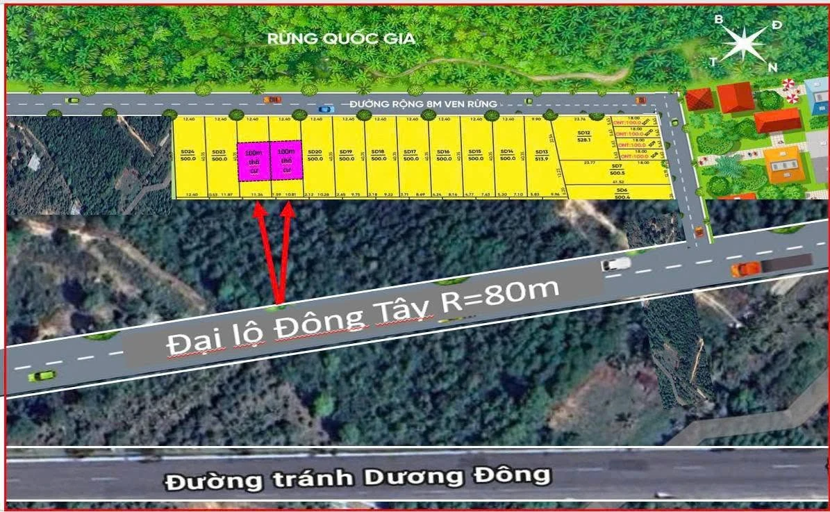 Bán đất view núi 500m² Suối Đá Phú Quốc 2 tỷ - Ảnh 1
