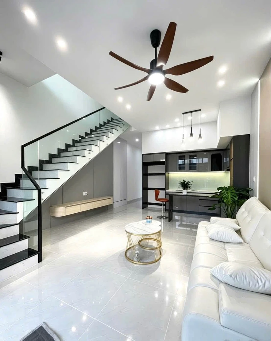 Nhà 1 trệt 1 lầu 3 PN 60m2 gần chợ Phú Mỹ, Thủ Dầu Một 3,4 tỷ - Ảnh thu nhỏ 3