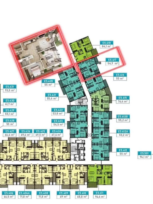 Bán căn hộ 2PN tại Ecopark Hải Dương, 54.9m2, giá 2,554 tỷ