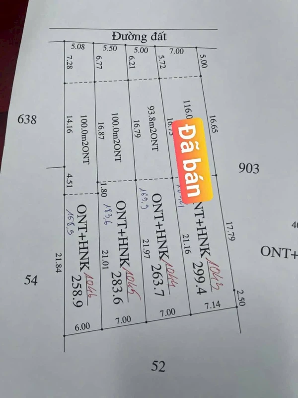 Bán đất Tây Ninh 258–283m² giá 225 triệu sổ cứu