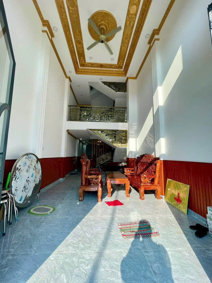 Bán nhà 1 trệt 3 lầu 4PN 60m2 KDC Thanh Yến, Phường 3, Tân An, Long An - Ảnh thu nhỏ 2