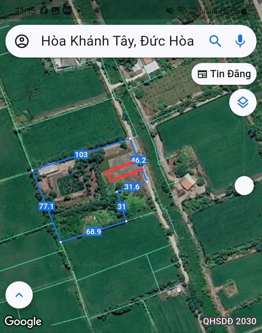 Bán đất thổ cư mặt tiền 7m Hoà Khánh Tây Ninh 160m2 giá 599tr - Ảnh thu nhỏ 4