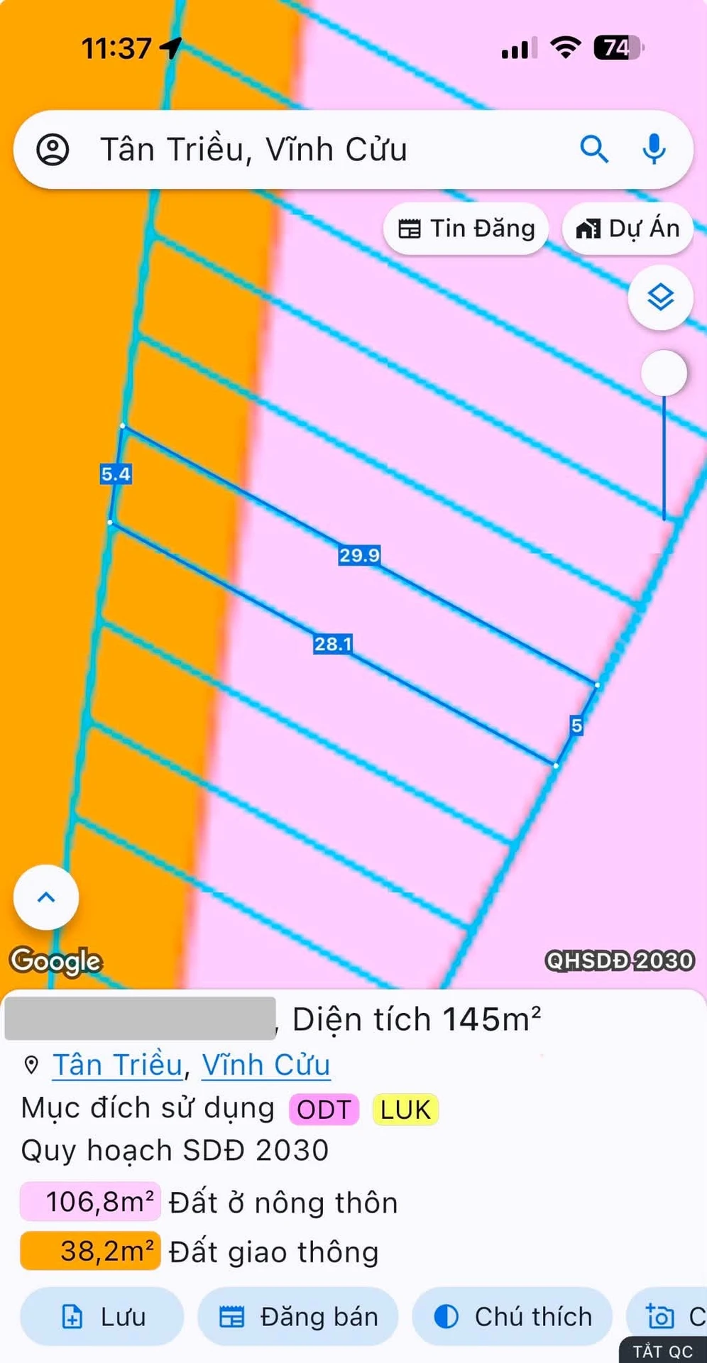 Bán đất mặt tiền HL7 Tân Bình 145m² hơn 2 tỷ - Ảnh 1