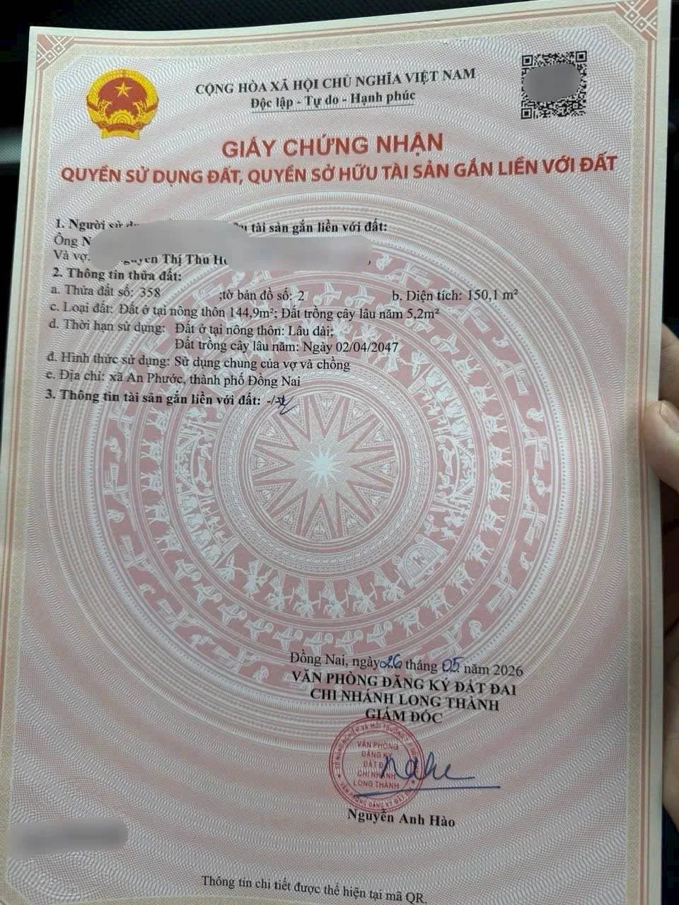 Bán lô đất 145m² An Phước Long Thành - Ảnh 1