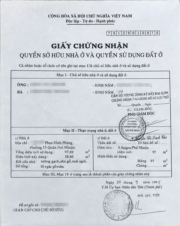 Bán nhà đất 112m2 đường Phan Đình Phùng, Phú Nhuận, giá 7,3 tỷ