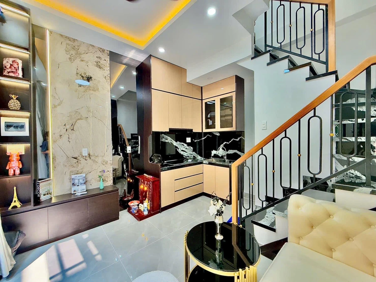 Bán nhà mới 3 tầng + sân thượng 80m² sàn, 2PN 3WC đường Phan Xích Long, Phú Nhuận - Ảnh thu nhỏ 3