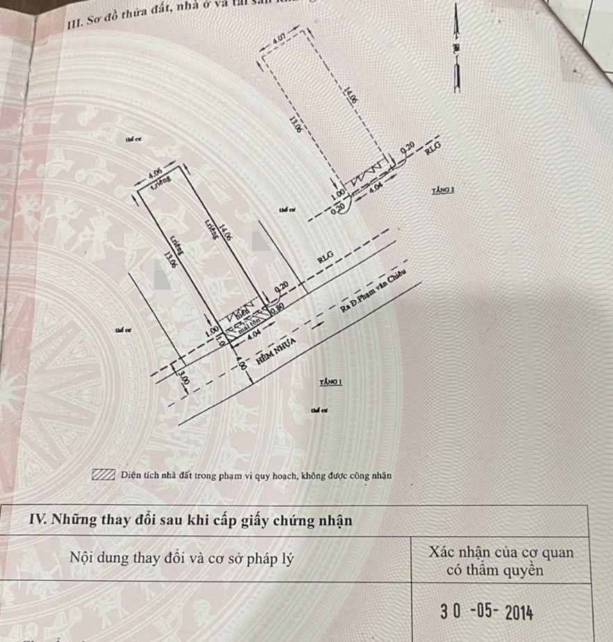 Bán nhà hẻm xe hơi 60m² Phạm Văn Chiêu, Gò Vấp, 5,8 tỷ - Ảnh 1