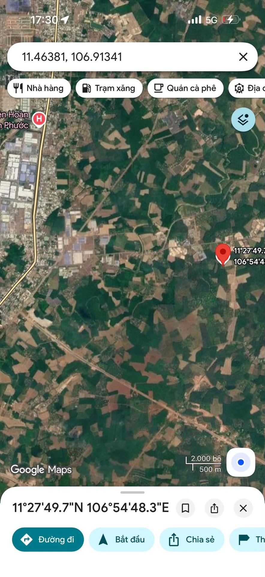 Bán lô đất 2500m² mặt tiền 50m Đông Phú - Ảnh 1