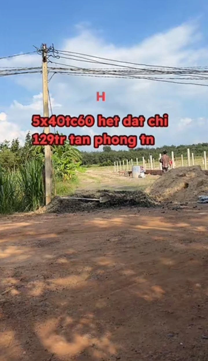 Bán đất Tân Phong 60m² sổ sẵn 129 triệu - Ảnh 1