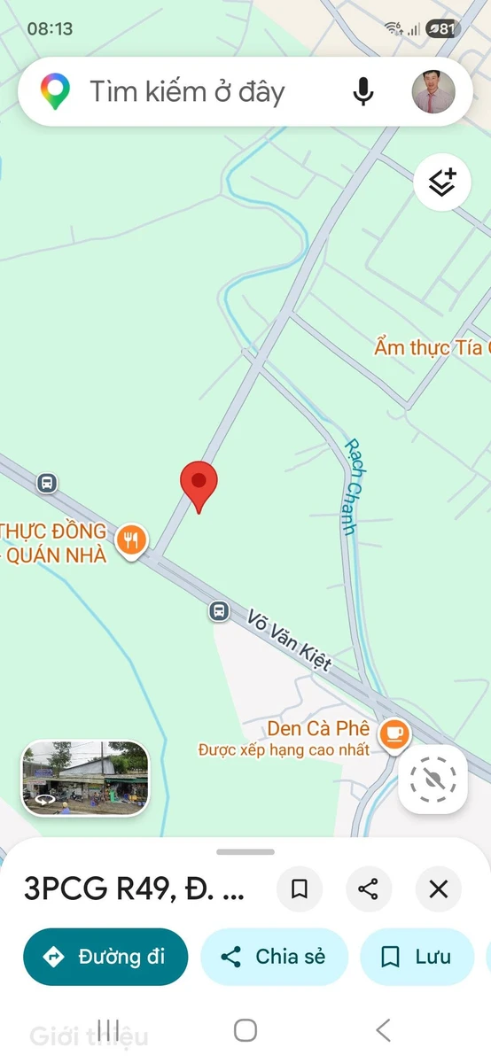 Bán đất mặt tiền hẻm 4m Võ Văn Kiệt, Cần Thơ 98,4m2 - 280 triệu - Ảnh 1