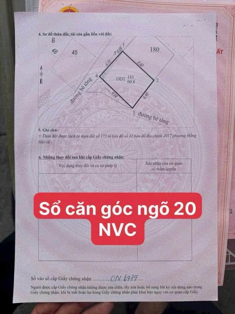 Bán nhà góc 3 tầng 61m² Nguyễn Văn Cừ, 3PN - Ảnh 1