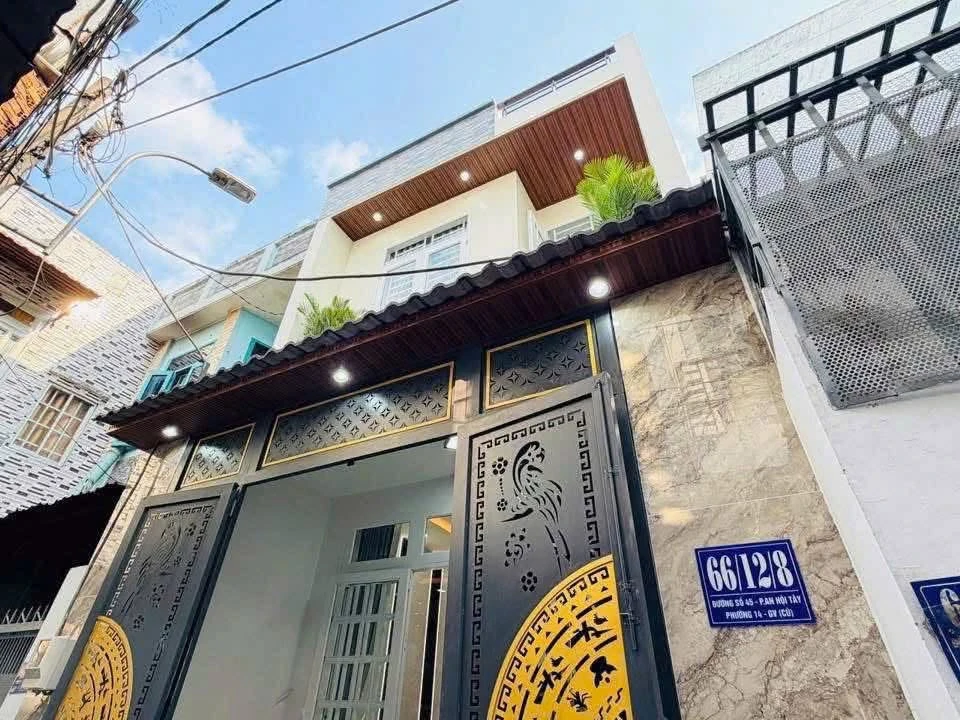 Bán nhà 1 trệt 1 lầu 61m² hẻm Đường Số 45 Phan Huy Ích, P.14 Gò Vấp, 5,79 tỷ - Ảnh 1