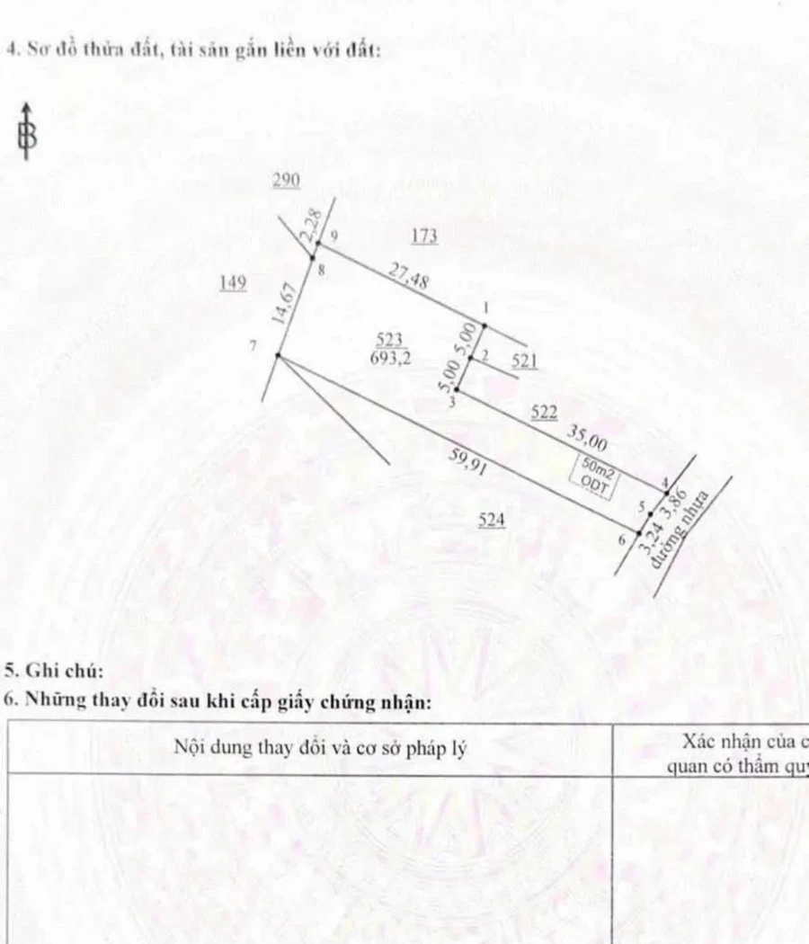 Bán đất Bình Phước Bình Tân 420m² 1 tỷ 3 - Ảnh thu nhỏ 4