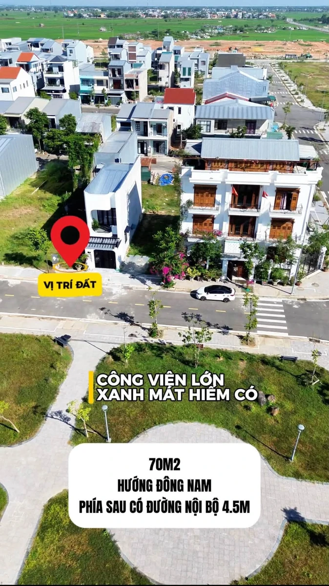 Bán lô đất view công viên 70m2 đường Bãi Sậy 3 Thủ Đức - Ảnh thu nhỏ 3