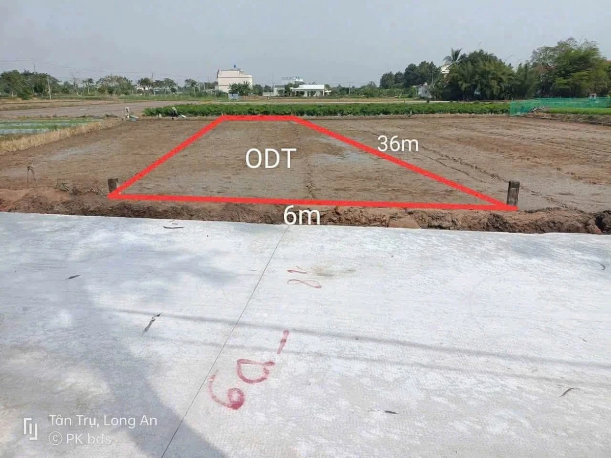 Bán đất 6x35m trung tâm Xã Tân Trụ, 1 tỷ 200 triệu - Ảnh thu nhỏ 2