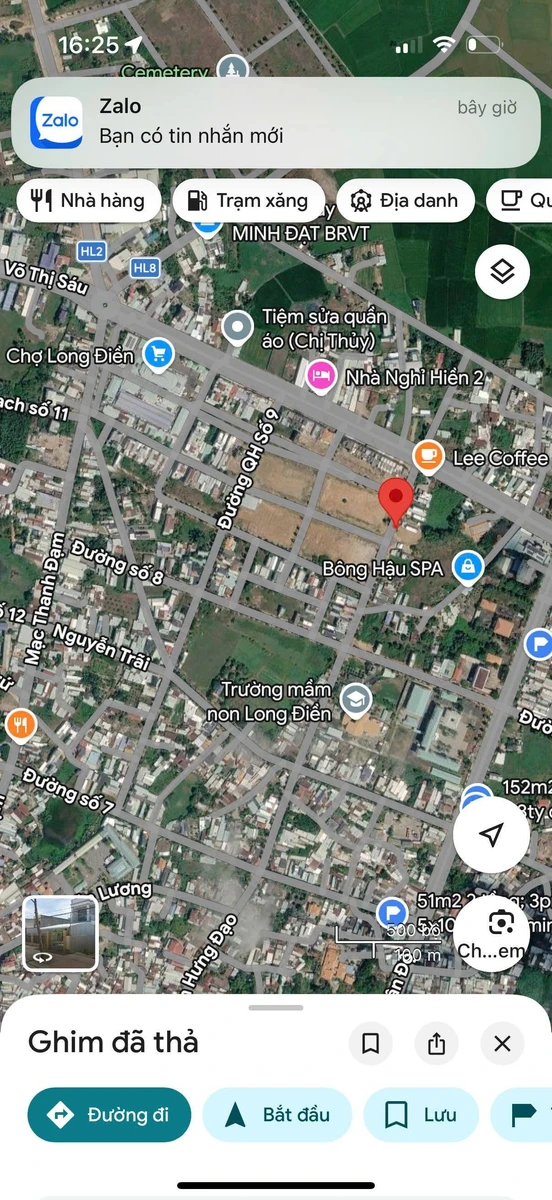 Bán đất mặt tiền Trần Hưng Đạo Long Điền 285m2, 2 tỷ 650 - Ảnh thu nhỏ 3