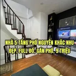 Cho thuê nhà Nguyễn Khắc Nhu 18m² 5 tầng 9 triệu/tháng - Ảnh thu nhỏ 1