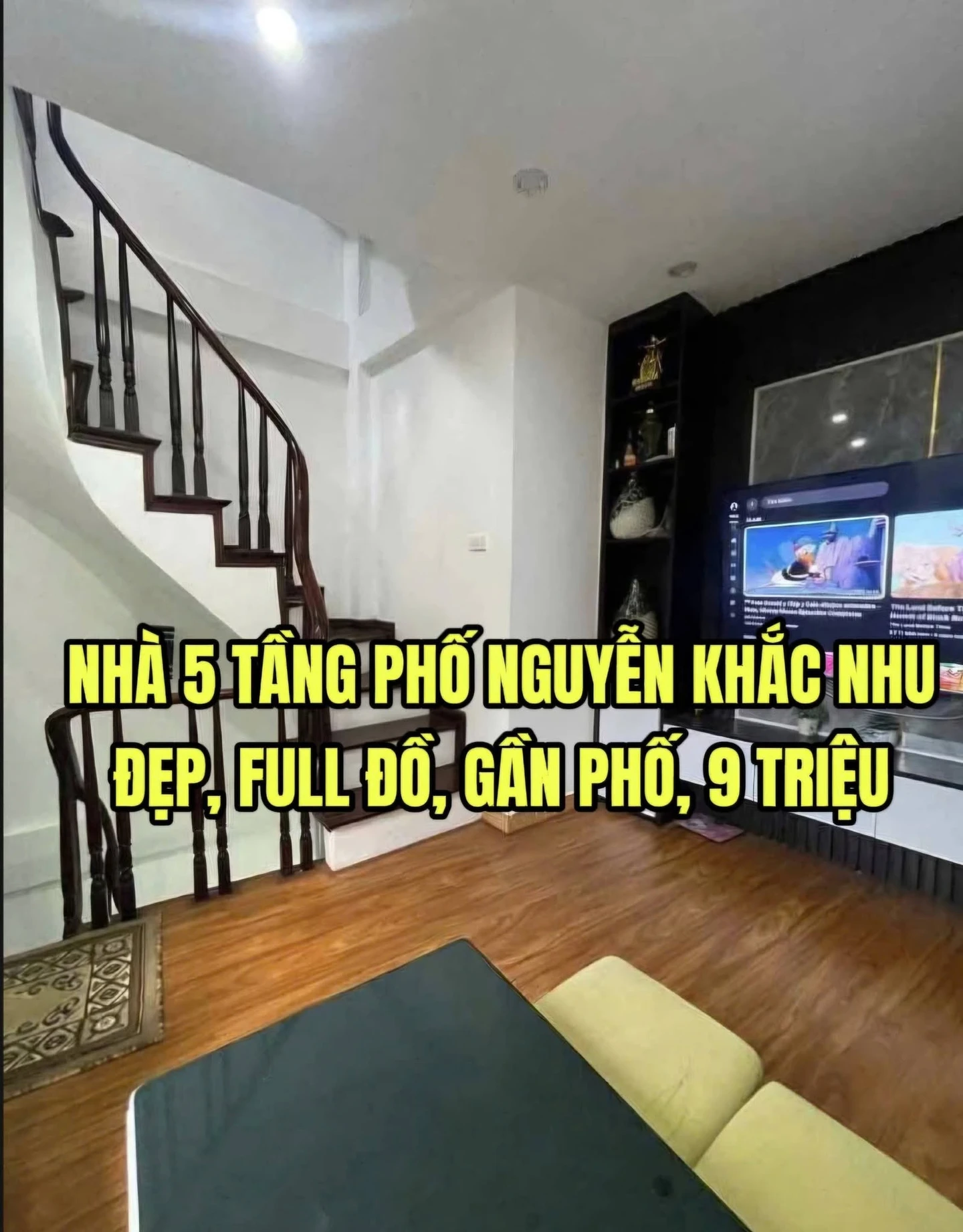 Cho thuê nhà Nguyễn Khắc Nhu 18m² 5 tầng 9 triệu/tháng - Ảnh 1