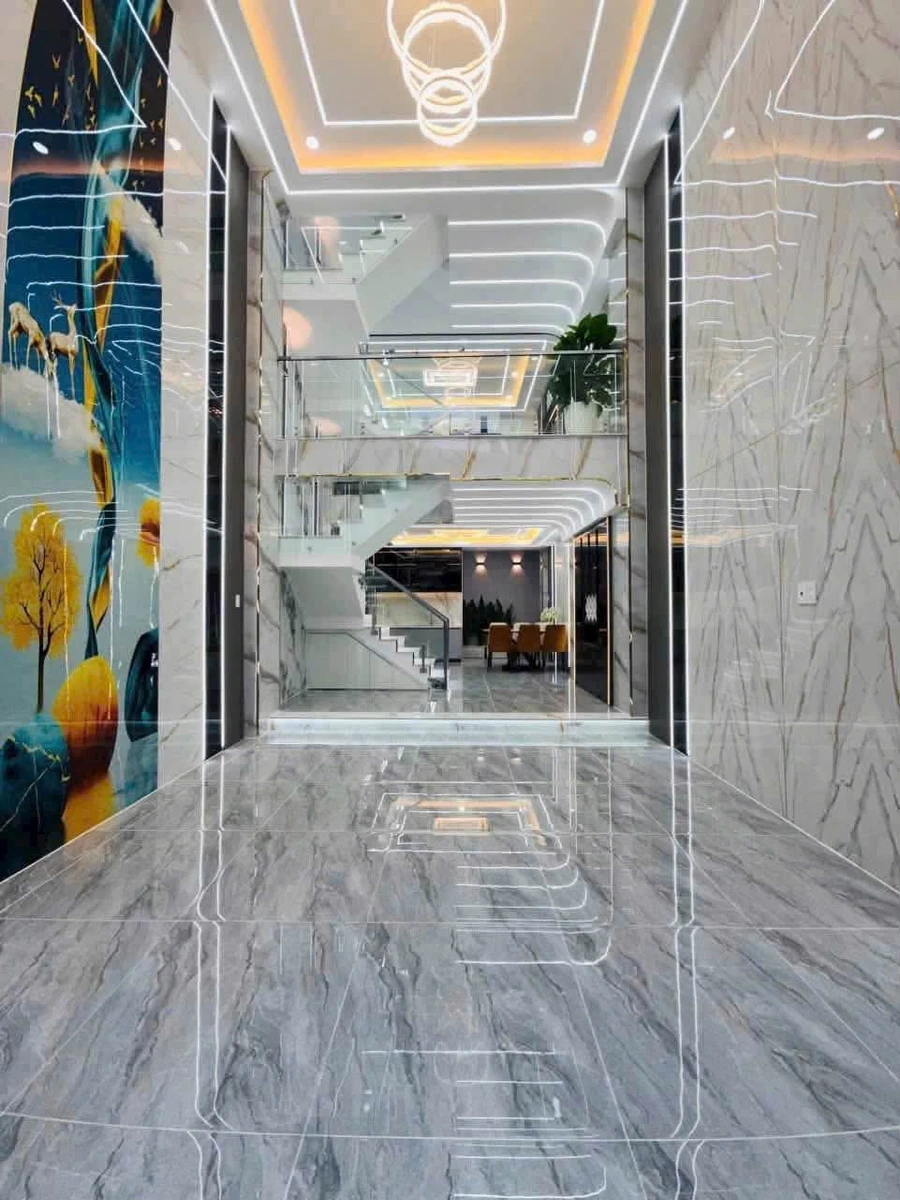 Nhà phố 4 tầng nội thất đầy đủ gần bệnh viện Q12, 58.5m² - Ảnh thu nhỏ 3