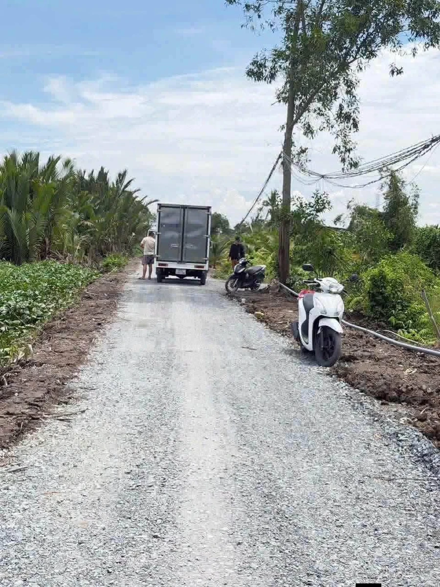 Bán đất vườn trồng dừa 1.300m2 mặt tiền kênh tại Lương Hòa, Bến Lức, Long An - Ảnh 1
