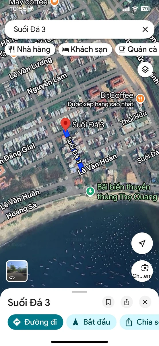 Bán lô đất Suối Đá 90m² gần biển, có nhà c4 cho thuê - Ảnh 1