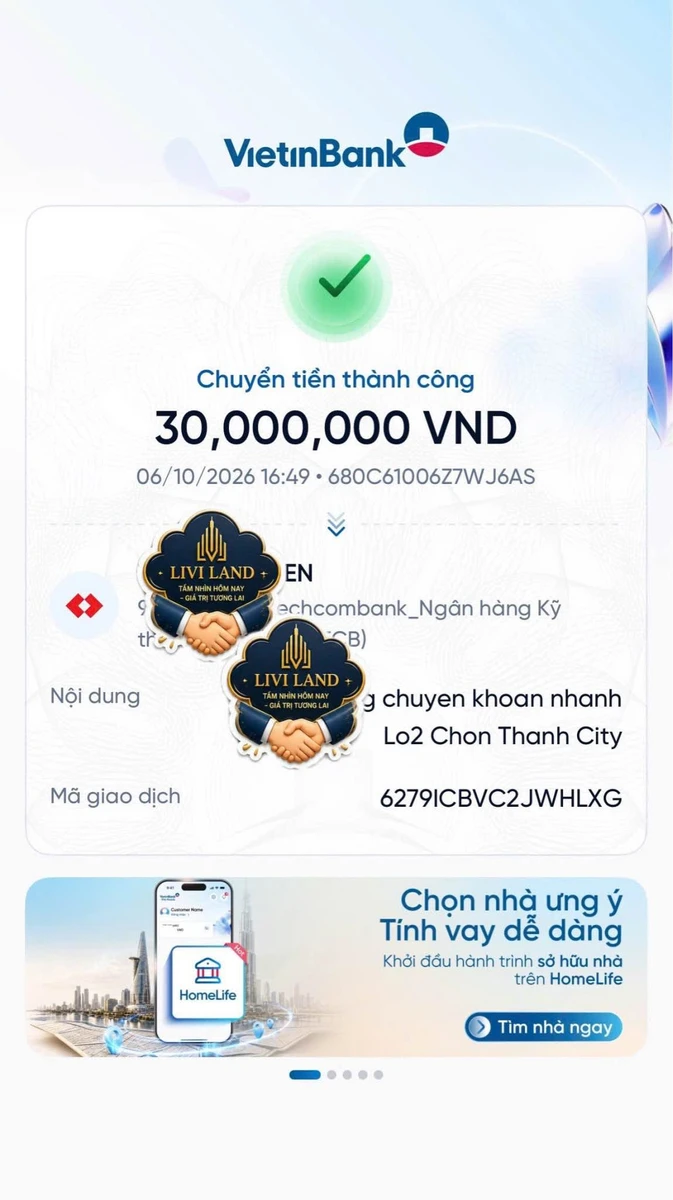 Bán đất 275m² sổ hồng riêng Chơn Thành 335 triệu - Ảnh thu nhỏ 2