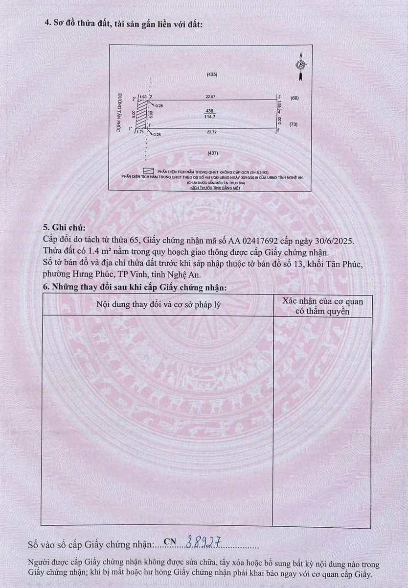 Bán đất Tân Phú 114.7m2, 7.1 tỷ - Ảnh thu nhỏ 5