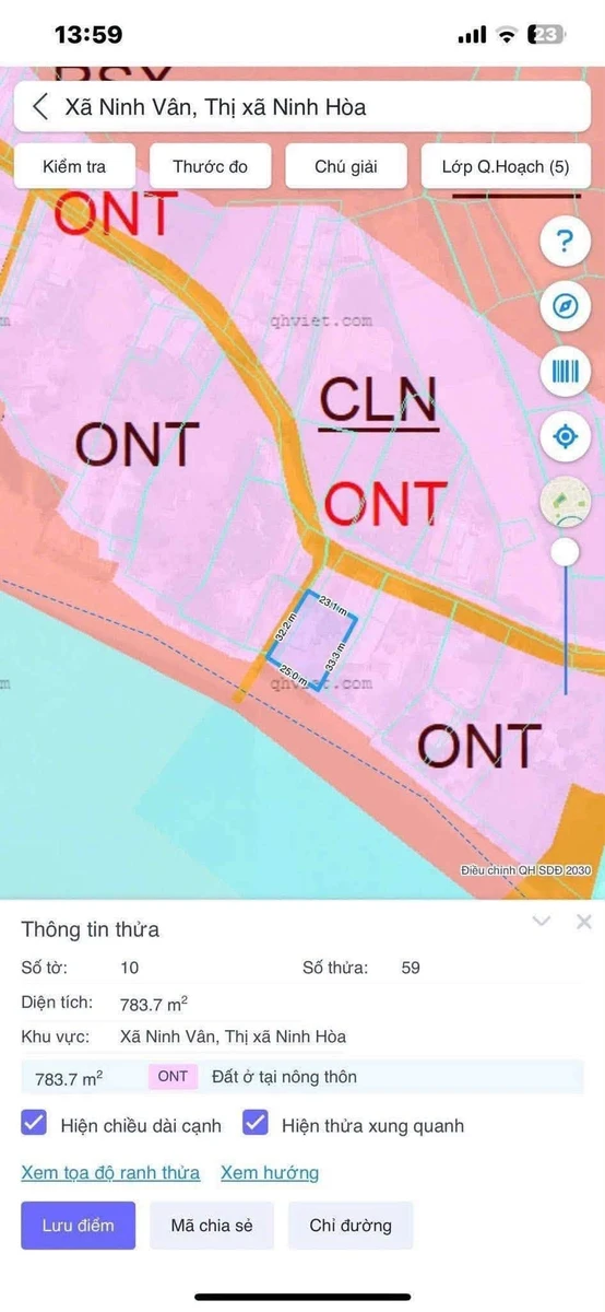 Bán lô đất 780m² mặt biển Ninh Vân, Khánh Hòa - Ảnh thu nhỏ 2