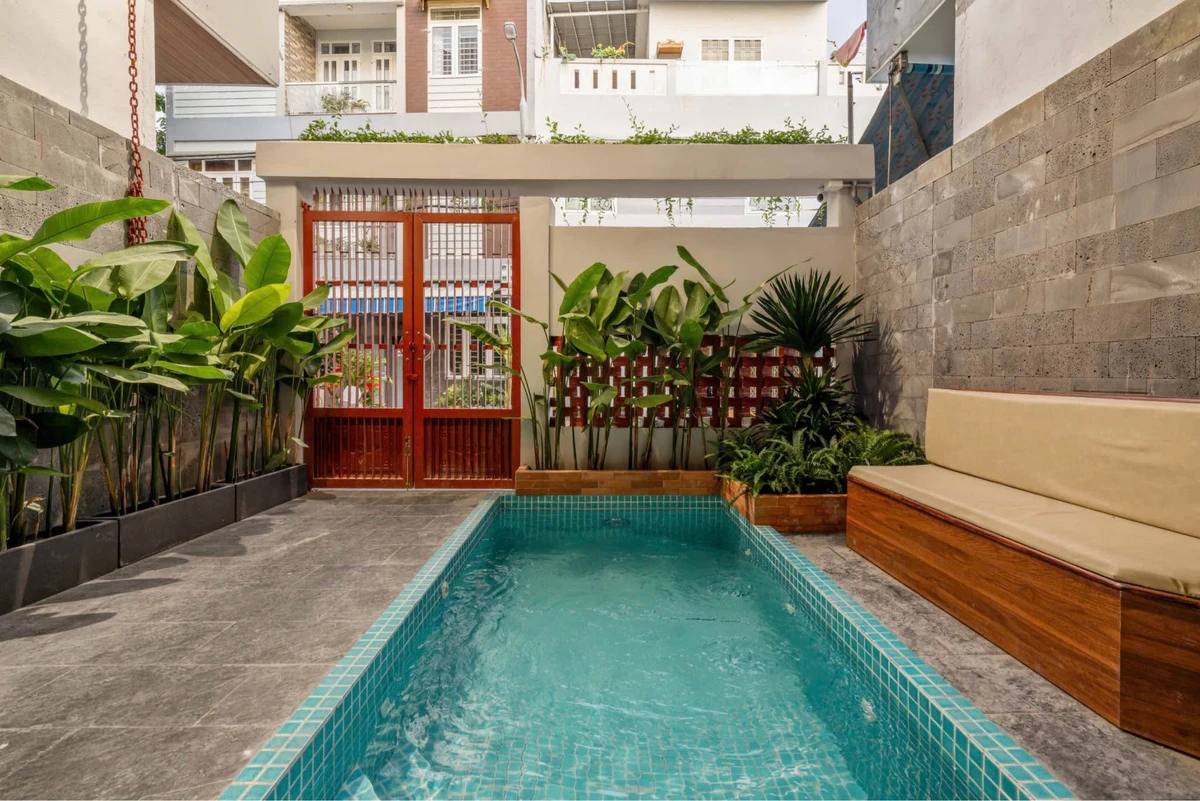 Bán villa mini mặt tiền Phan Bôi, Sơn Trà, Đà Nẵng, 80,5m², 3 tầng 5PN - Ảnh thu nhỏ 2