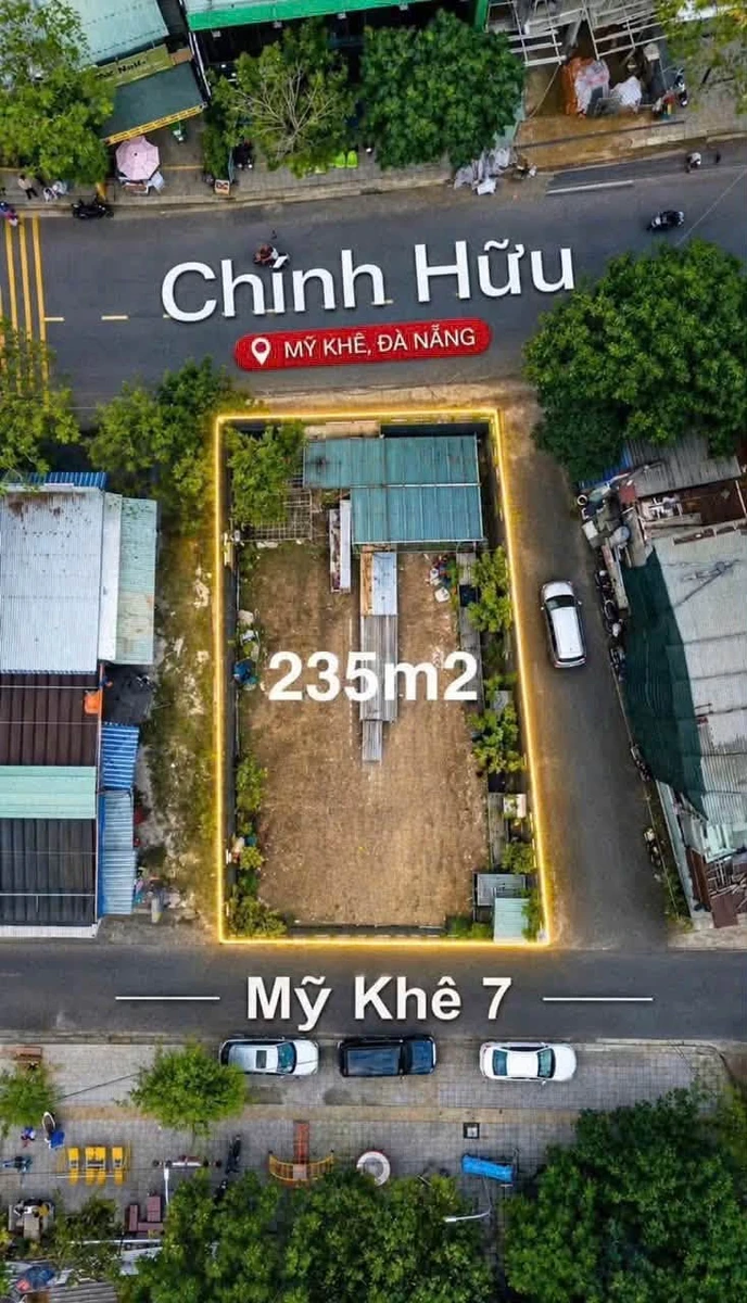 Bán lô đất 3 mặt tiền 236m2 Chính Hữu Đà Nẵng - Ảnh thu nhỏ 2
