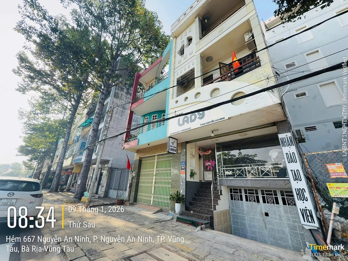 Bán nhà mặt tiền đường Nguyễn An Ninh 85,6m2, 1 trệt 4 lầu, giá 12 tỷ, Phường 8, Vũng Tàu - Ảnh 1