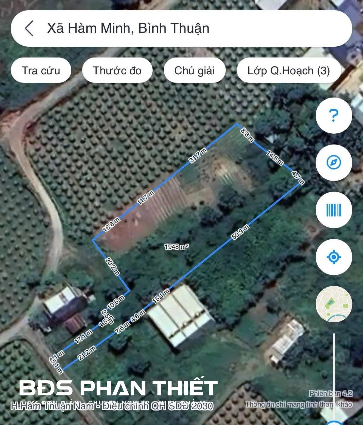 Bán đất Hàm Minh 1.943,5 m² – Bình Thuận - Ảnh 1