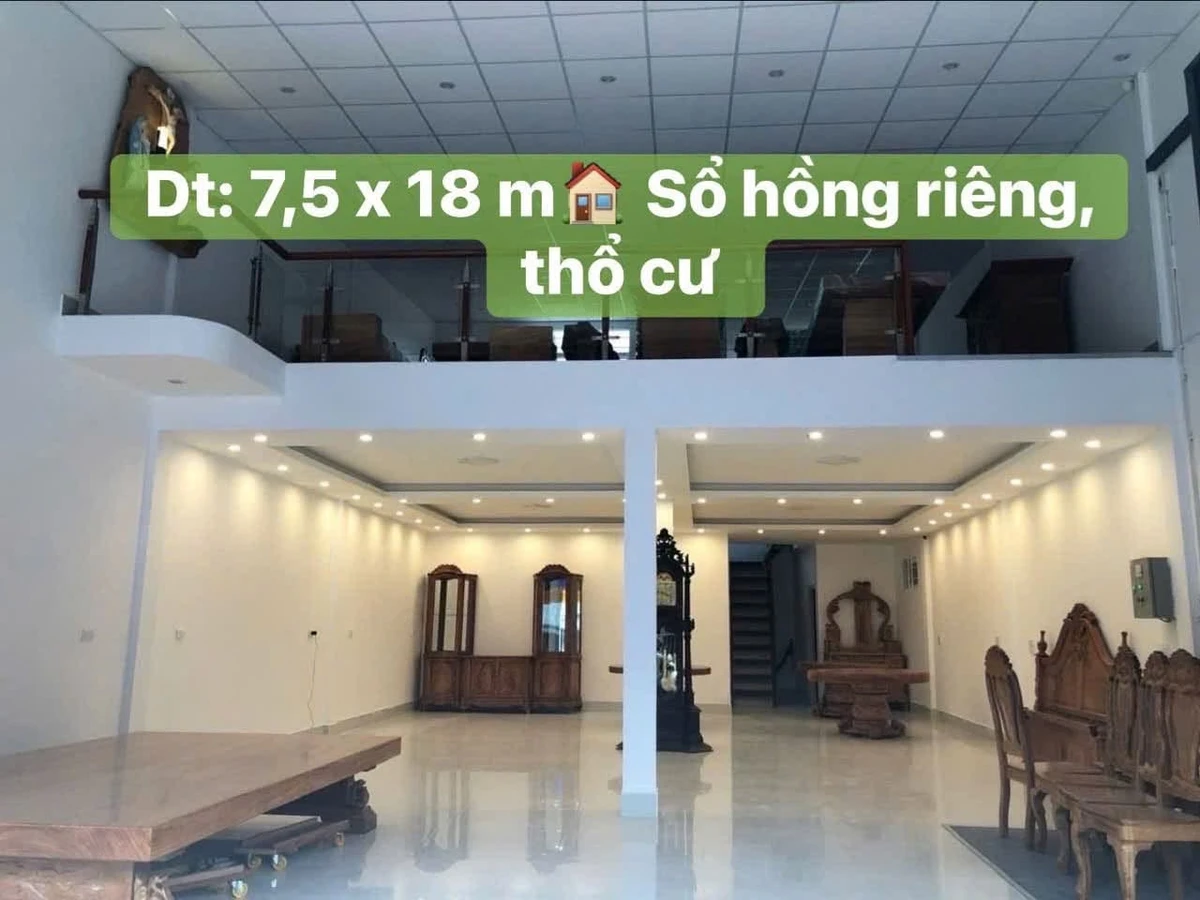 Bán nhà mặt tiền kinh doanh 7,5 x 18m Đồng Nai - Ảnh 1