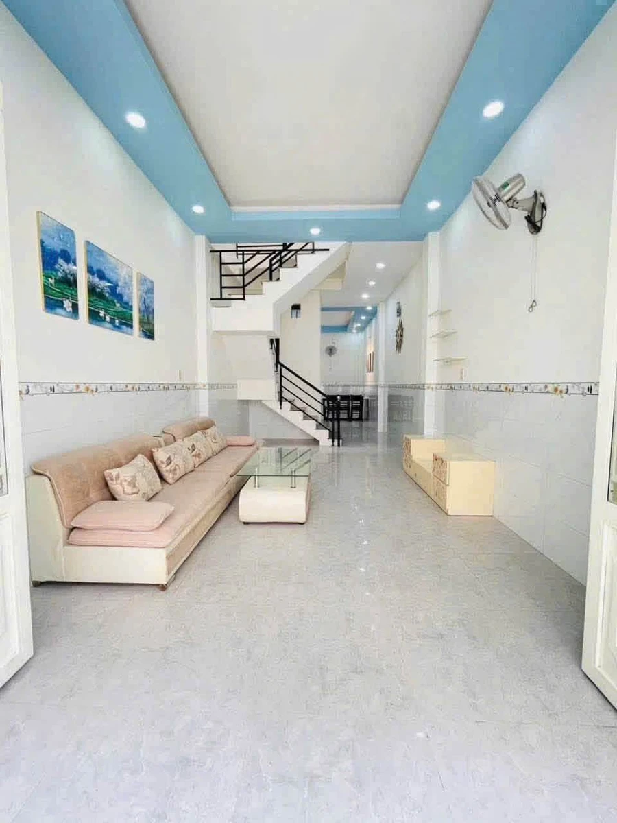 Bán nhà 1 trệt 1 lầu 45m2 sổ hồng riêng hẻm ô tô 4m đường Tân Thới Hiệp 21, Quận 12 - Ảnh thu nhỏ 3