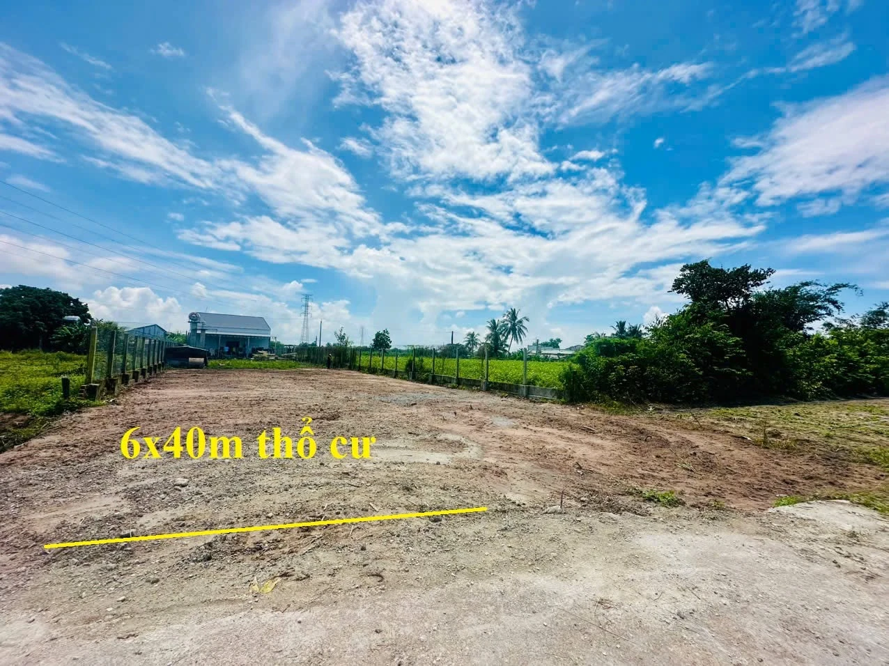 Bán đất 240m² 6x40m sổ hồng riêng Truông Mít Tây Ninh 330 triệu - Ảnh 1
